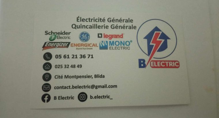 Électricité Générale Quincaillerie Générale